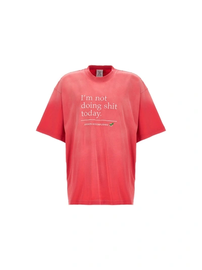 Shop Vetements I T-shirt Pink