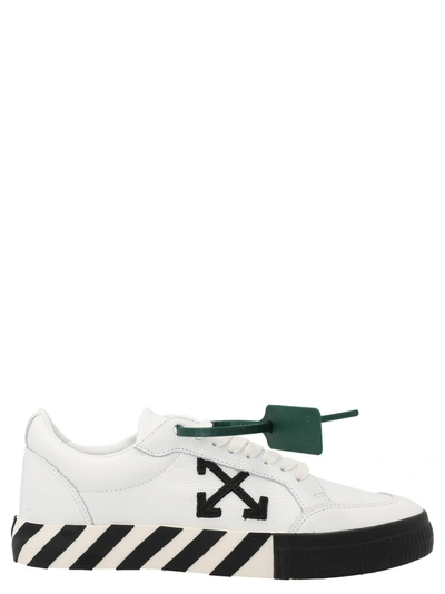 Off-White Low Vulcanized Metallic Leather Trainers - Farfetch