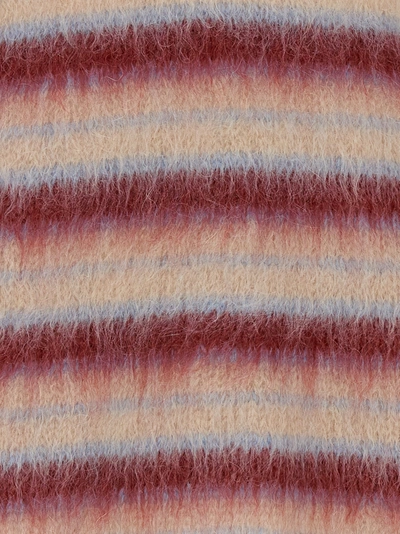Shop Marni Striped Mohair Vest Gilet Multicolor