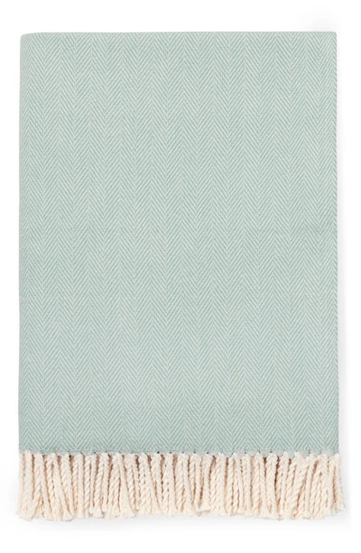 Shop Sferra Celine Throw In Aqua