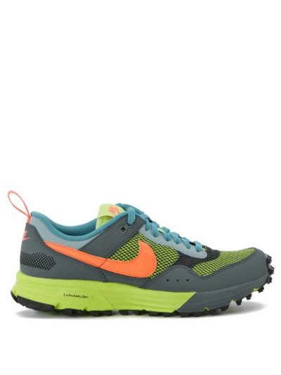 Nike Sneaker  Lunarpegasus Nsw Verde-grigio Fumo-arancione