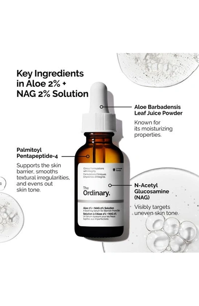 Shop The Ordinary Aloe 2% + Nag 2% Post-blemish Solution, 1 oz