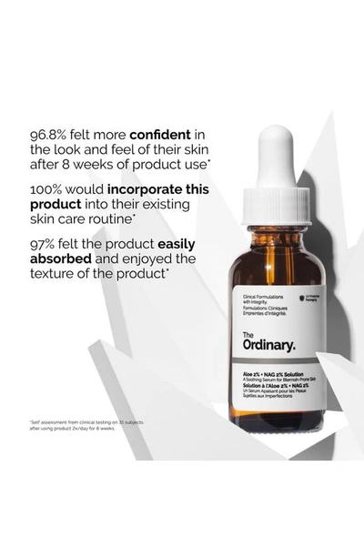 Shop The Ordinary Aloe 2% + Nag 2% Post-blemish Solution, 1 oz