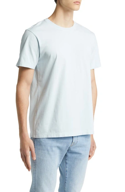 Shop Frame Logo Cotton T-shirt In Sky Blue