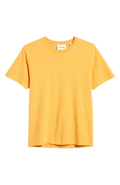 Shop Frame Logo Cotton T-shirt In Clementine