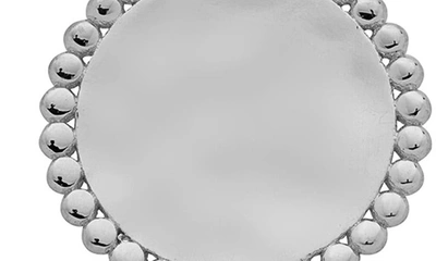 Monica Vinader Deia Beaded Recycled Sterling Silver Necklace Pendant In Sterling Silver