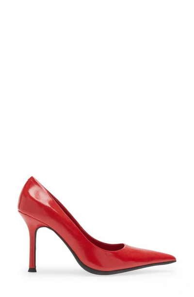 Jeffrey Campbell Risktaker Pointed Toe Pump In Red