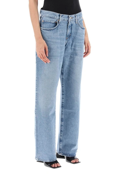 Shop Agolde Fusion Relaxed Jeans In Blue