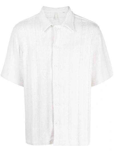 Shop Sunflower Cotton Shirt In Beige