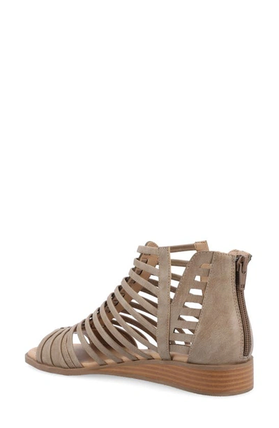 Journee Collection Delilah Sandal In Taupe