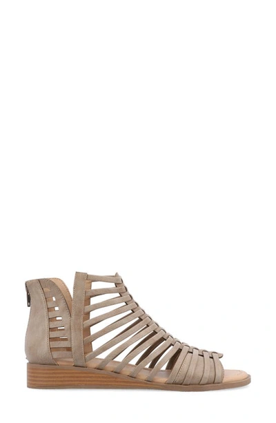 Journee Collection Delilah Sandal In Taupe