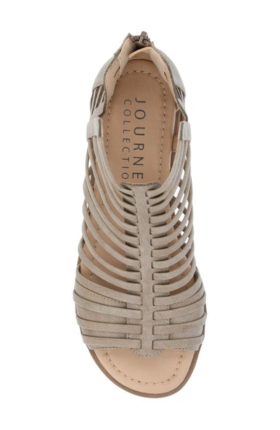 Journee Collection Delilah Sandal In Taupe
