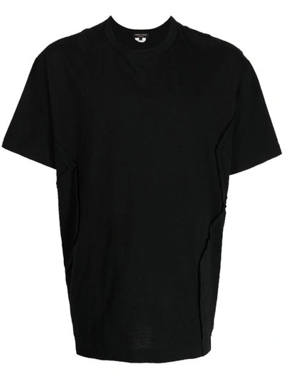 Shop Comme Des Garçons Homme Deux Comme Des Garcons Homme Plus T-shirts And Polos In Black