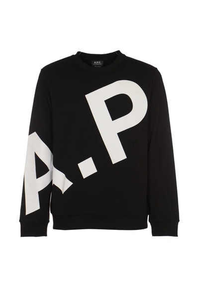 Shop Apc A.p.c. Sweaters In Lzz Black