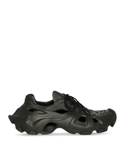 Shop Balenciaga Men`s Hd Lace-up Sneakers In Black