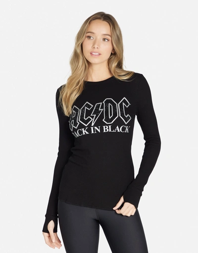 Lauren Moshi Mckinley Acdc Crystals In Black