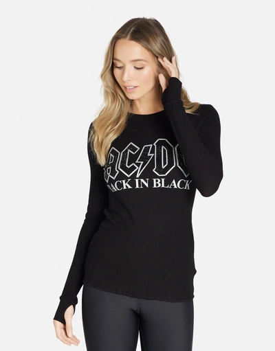 Lauren Moshi Mckinley Acdc Crystals In Black