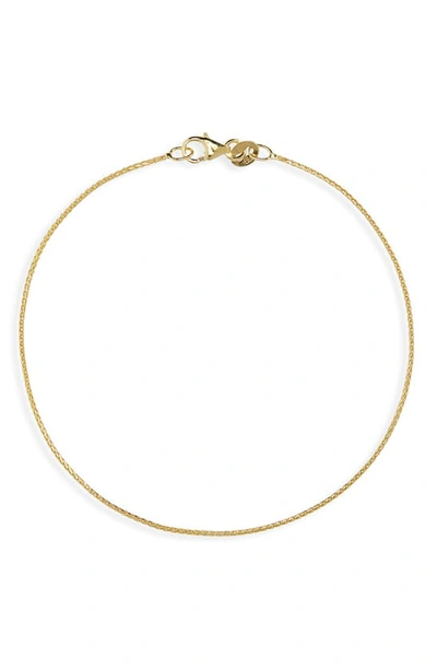 Shop Bony Levy 14k Gold Woven Chain Bracelet In 14k Yellow Gold