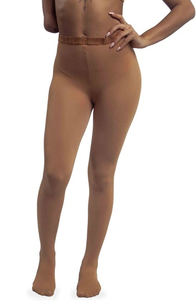 Shop Nude Barre Footed Opaque Tights In 11am