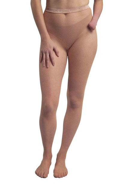 Shop Nude Barre Fishnet Tights In 8am