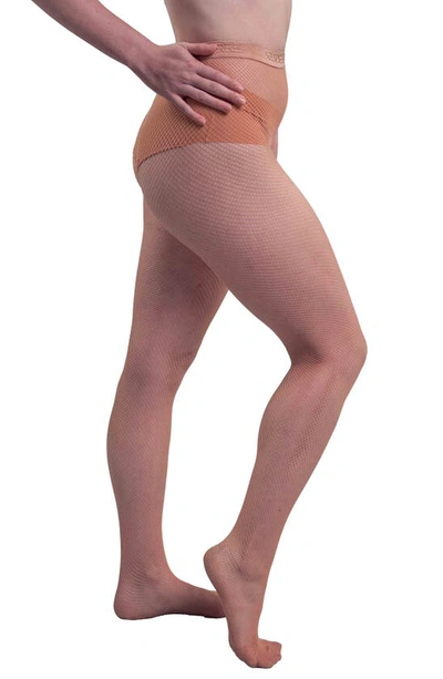Shop Nude Barre Fishnet Tights In 9am