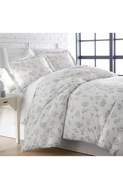 Southshore Fine Linens Sweet Florals Comforter Set In Sweet Florals Grey