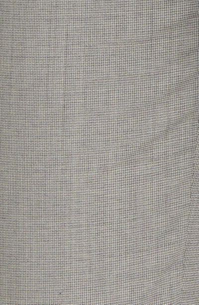 Shop Hugo Boss Tasewa Slim Fit Stretch Wool Blend Pants In Grey Fabric