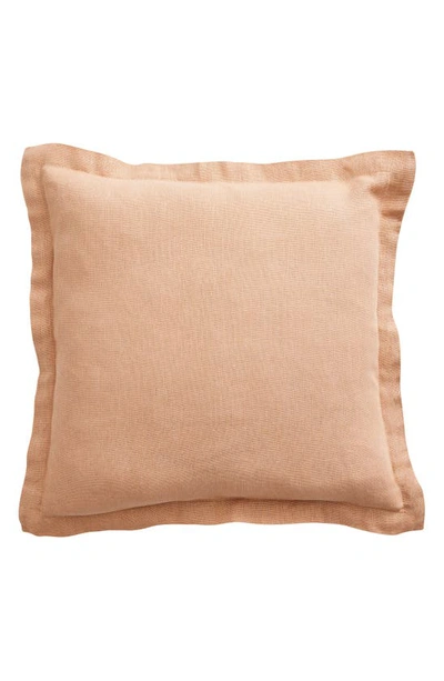 Shop Bed Threads French Linen Accent Pillow Cover In Terracotta