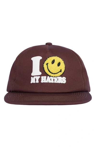 Shop Market Smiley® Haters Baseball Cap In Acorn