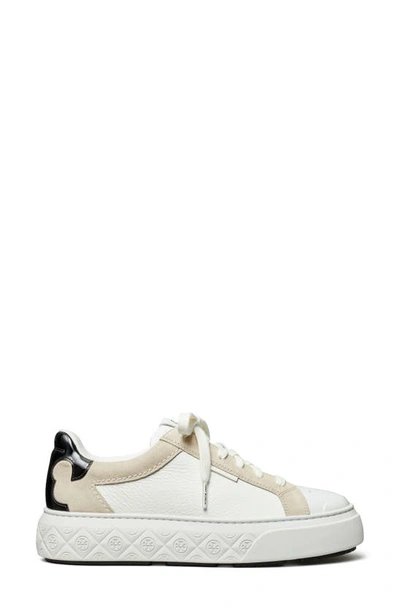 Shop Tory Burch Ladybug Sneaker In Titanium White / Black