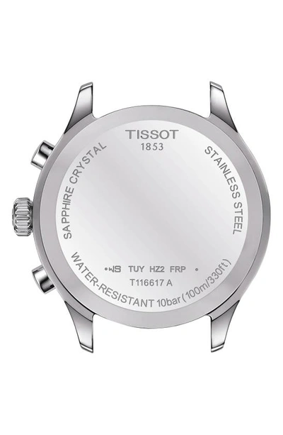 Shop Tissot Chrono Xl Chronograph Bracelet Watch, 45mm In Grey