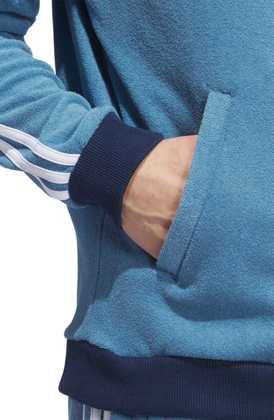 Shop Adidas Golf X Bogey Boys Zip-up Track Jacket In Altered Blue S22