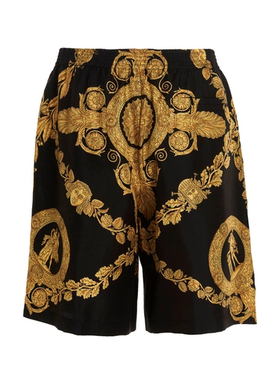 Shop Versace 'barocco' Bermuda Shorts