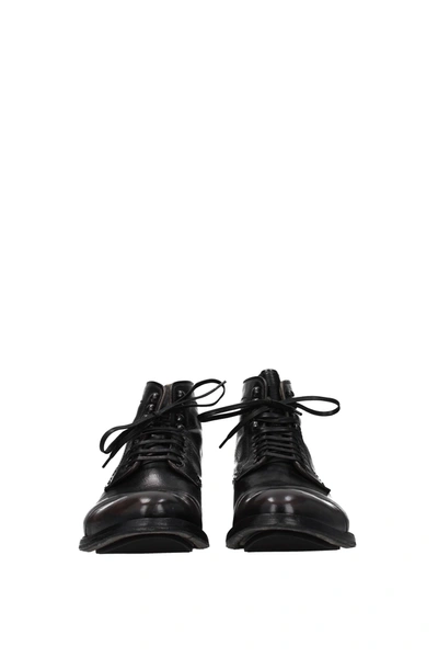 Shop Officine Creative Ankle Boot Leather Black