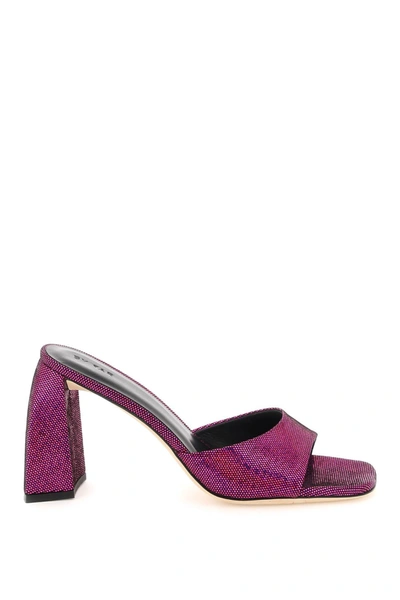 Shop By Far Disco Dot Leather 'michele' Mules