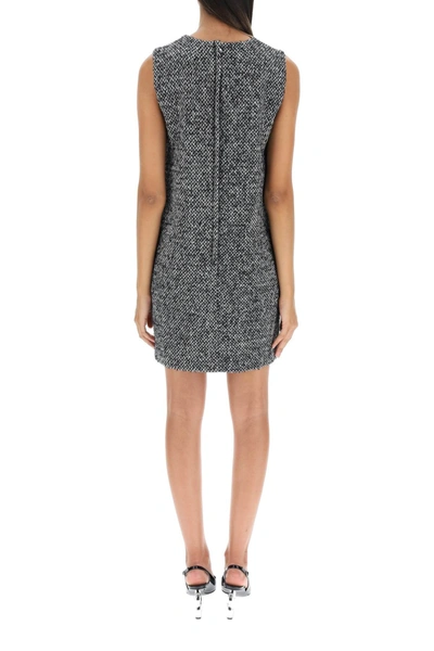 Shop Dolce & Gabbana Tweed Mini Dress