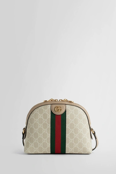 Shop Gucci Woman Beige Shoulder Bags