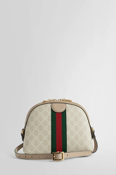Shop Gucci Woman Beige Shoulder Bags