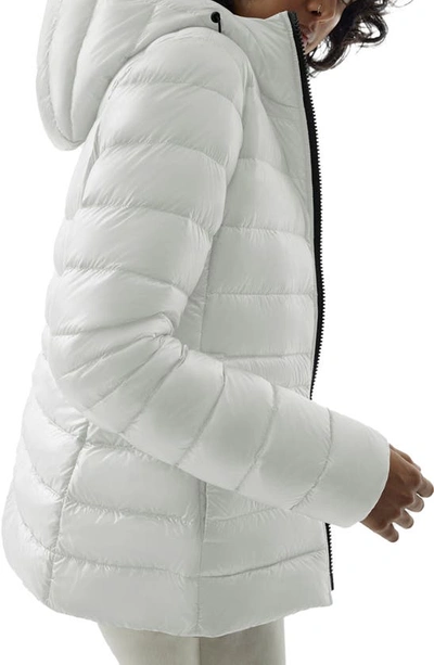 Shop Canada Goose Cypress Packable Hooded 750-fill-power Down Puffer Jacket In Silverbirch - Bouleau Argente