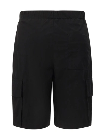 Shop Off-white Bermuda Shorts In Black Dark