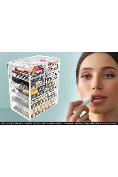 Sorbus Makeup Storage 7 Drawer Organizer In Clear