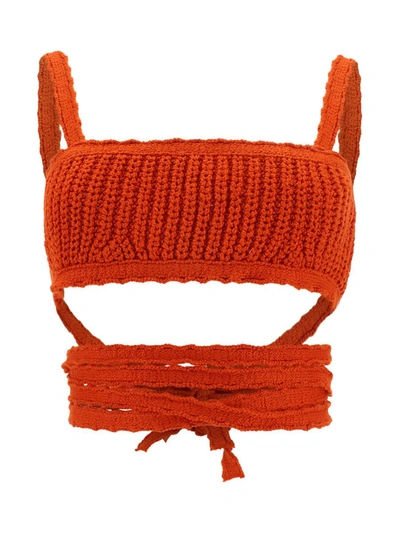 Shop Alanui Underwear In Orange Glo
