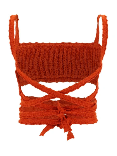 Shop Alanui Underwear In Orange Glo