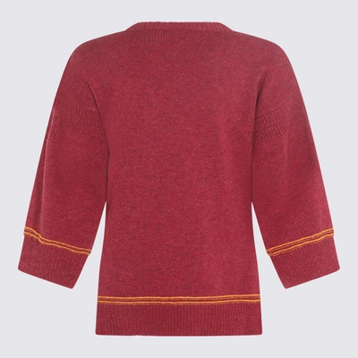 Shop Marni Ruby Red Virgin Wool Knitwear
