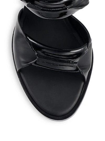 Shop Alexander Wang Kai Leather Sandals In Black