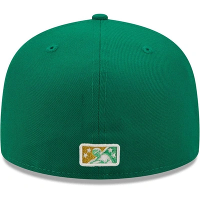 Shop New Era Green Caballeros De Charlotte Copa De La Diversion 59fifty Fitted Hat