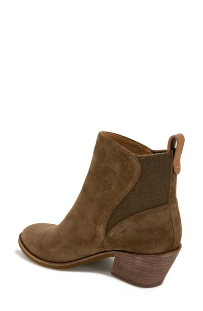 Gentle Souls By Kenneth Cole Clint Western Bootie In Cocoa Suede