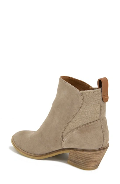 Gentle Souls By Kenneth Cole Clint Western Bootie In Mushroom Suede