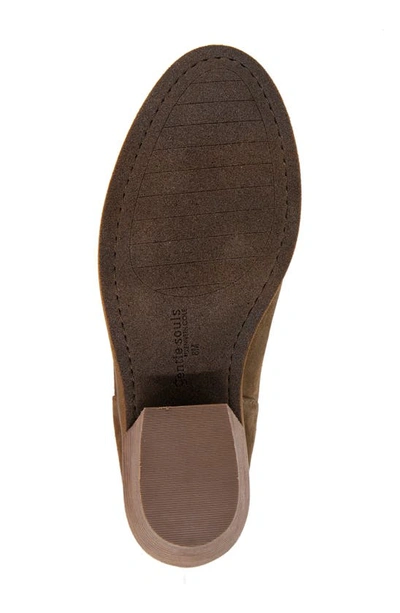 Gentle Souls By Kenneth Cole Clint Western Bootie In Cocoa Suede