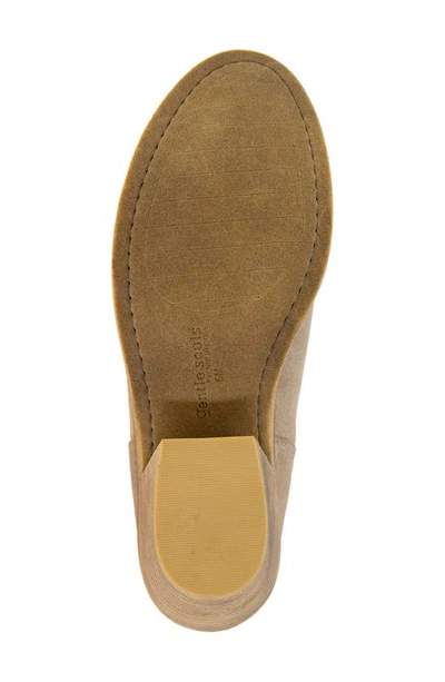 Gentle Souls By Kenneth Cole Clint Western Bootie In Mushroom Suede